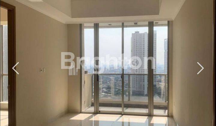 APARTEMEN TAMAN ANGGREK RESIDENCE 2 BEDROOM + 1 DENGAN LANTAI RENDAH SEMI FURNISHED UNIT JARANG ADA VIEW CITY 1