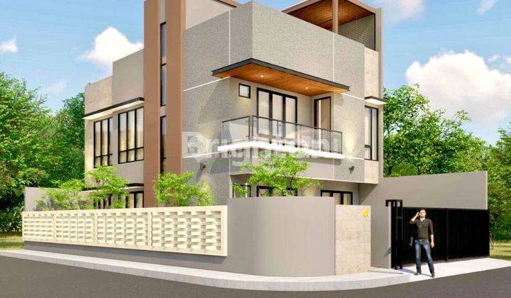 RUMAH BARU 3 LANTAI TAMAN VILLA MERUYA DESAIN MODERN MINIMALIS HUNIAN TENANG NYAMAN 1