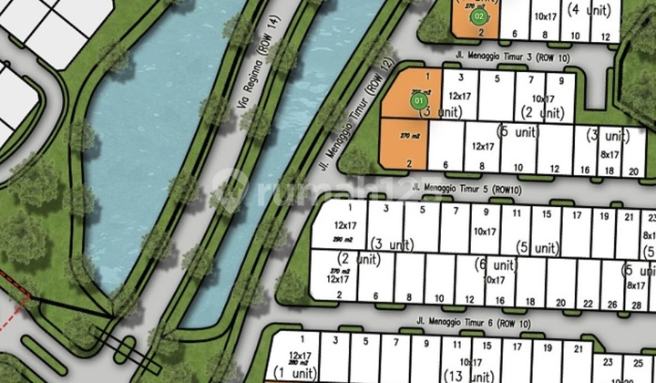 Kavling Hoek Langka Menaggio Gading Serpong