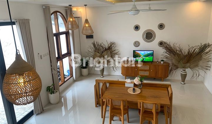 Jual Villa Mediteranian Berawa Canggu 2BR Full Furnished Including Swimming Pool