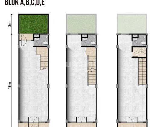 Disewakan Ruko Mega Kuningan 4.5 x 18 m² Harga 130 Juta/Tahun 2