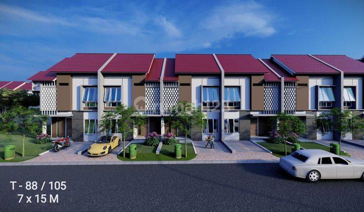 Rumah 2 Lantai Baru Unfurnished HGB di Golden City, Batam 8
