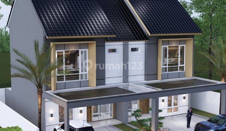 Rumah 2 Lantai Baru Unfurnished HGB di Golden City, Batam 1