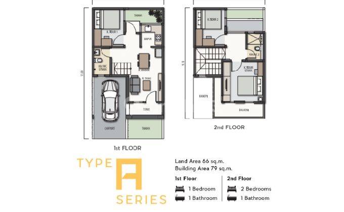 Rumah 2 Lantai Modern di Lavon nego Sampai Jadi  2