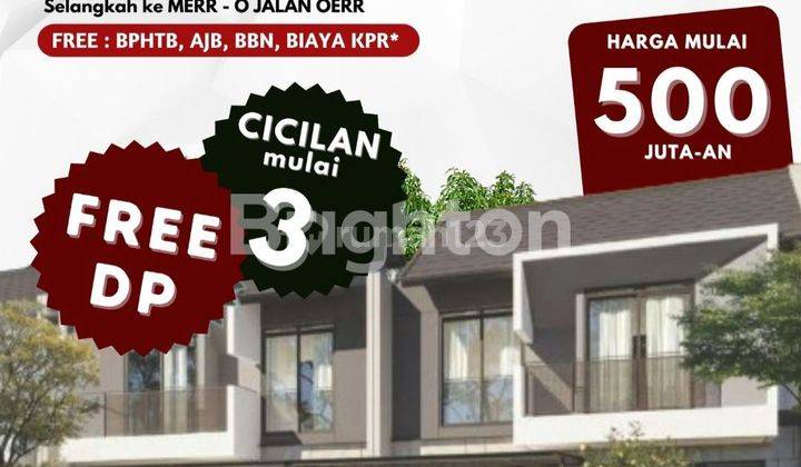 Dapatkan Rumah Pertama Mulai 500 JT an , Tanpa DP Cicilan Ringan . Lokasi Wonorejo dekat MERR Surabaya Timur 1