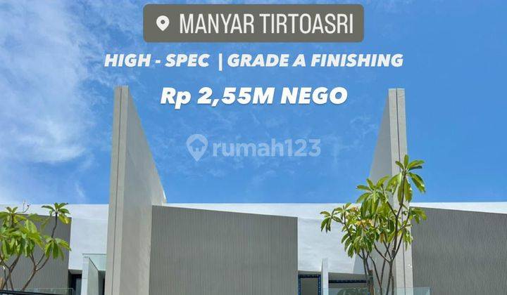 High Spec Dijual Rumah Baru Manyar Tirtoasri 1