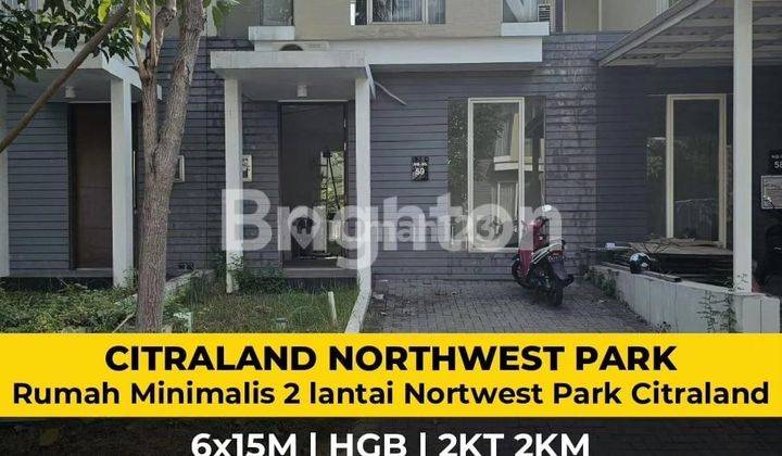 Murah Pol Dijual Rumah Northwest Park Citraland 1