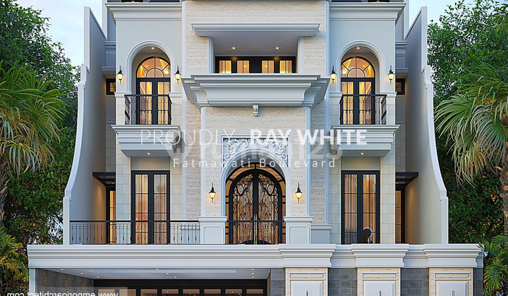 Modern American Classic Style Brand New House in Elite Cilandak Area near MRT