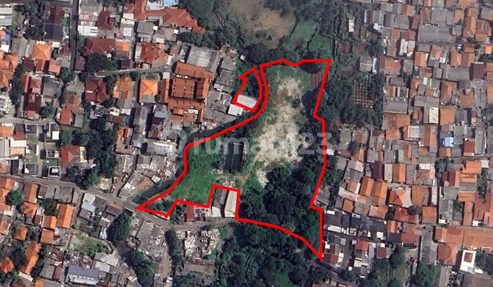 Large Land in Front of the Road, Gandul Area, Cinere, Near Andara Toll Road.