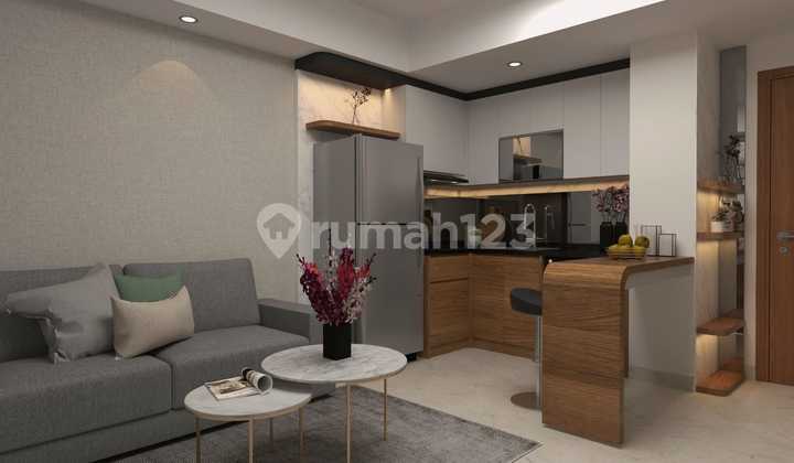 Disewa Cepat Brand New Apartemen The Mansion Tower Jasmine Lobby Belavista 49M, 1Br Furnish Mewah 2