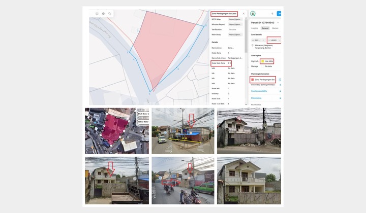 Rumah 2 lantai Bagus surat SHM luas tanah 404 jl iskandar muda rawa kucing Neglasari kota Tangerang