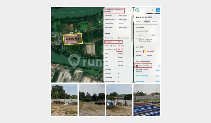 Di Jual Tanah Industri Luas 4175 Cikokol Kota Tangerang Di Jual Tanah Industri Luas 4175 Cikokol Kota Tangerang