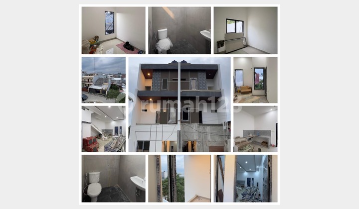 di jual 2 unit rumah baru luas tanah 100 Lokasi kavling DKI Meruya Selatan Jakarta Barat