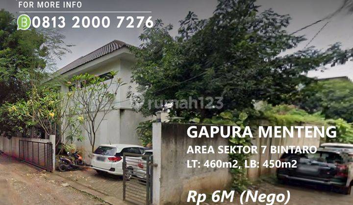 Rumah di Gapura Menteng Area Sektor 7 Bintaro Siap Huni, 11251 1