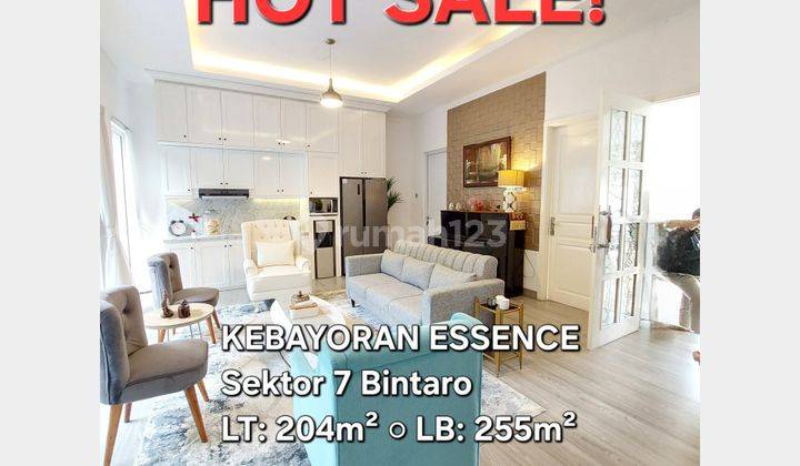 HOT SALE! Rumah di Kebayoran Essence Sektor 7 Bintaro Siap Huni 1