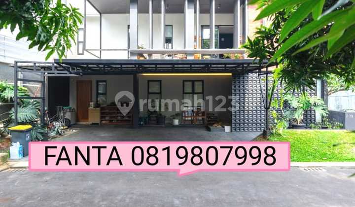 Rumah Cantik dengan Swimming Pool dalam Cluster Emerald Bintaro | KH