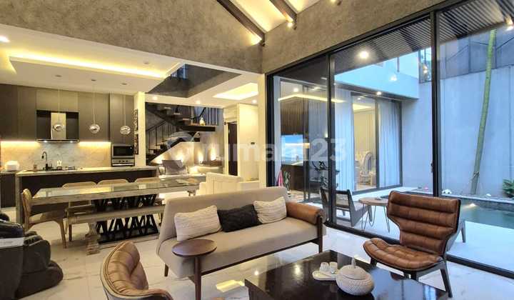 Rumah Mewah Desain Modern dengan Kolam Renang Cantik di Sektor 9 Bintaro Sp 0738 2