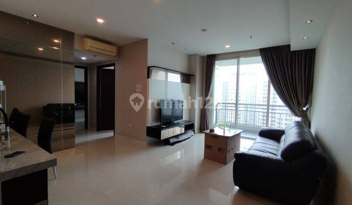 Sewa Apartmen Central Park Residences, 2BR Furnish Ukuran 77,5 M2 1