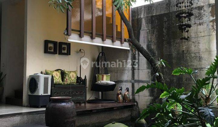 Di Jual Cepat Rumah Siap Huni Permata Hijau Rumah Cantik Asri, Bernuansa Etnis  2