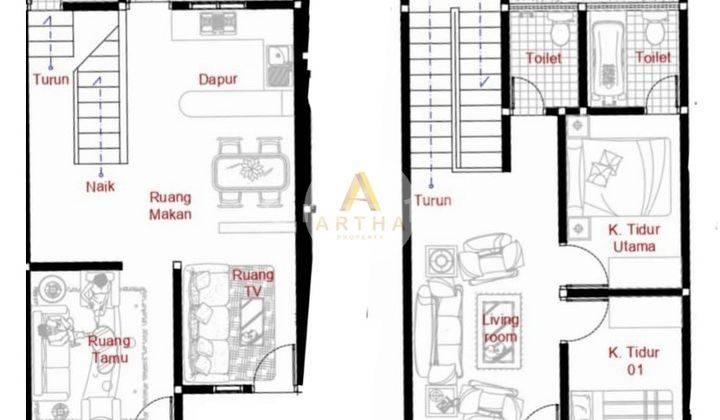 Rumah Baru 2 Lantai Indent di Bukit Bunga Kopo Katapang Bandung 2