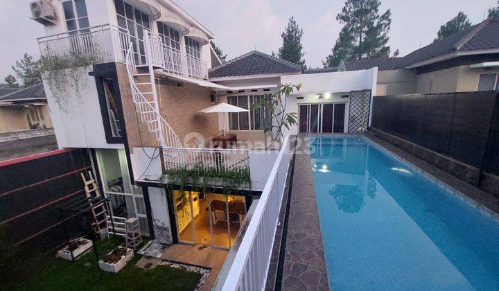 Rumah Dijual di Kbp Tatar Larangtapa Swimming Pool Semi Furnished 1