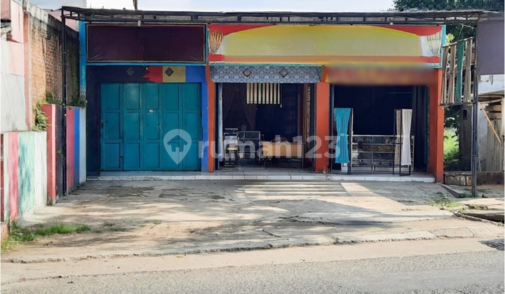 Three-Story Commercial Building Rendeng and Move-In Ready House on Main Road Soreang Bandung 1