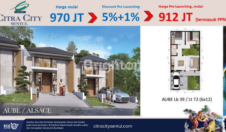 AUBE CITRA CITY SENTUL 6X12 1