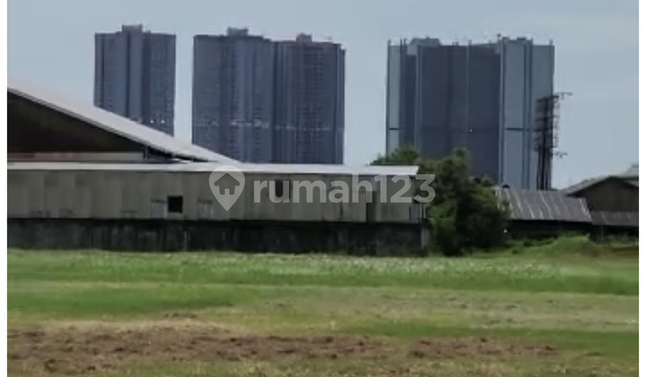 kavling di kapuk kamal raya , 1 km dari tol , shm , luas 2,5 ha , harga 11 jt / m  2