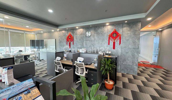 office space gold coast, tower eiffel pik, luas 137, lantai 7, hrg 7 m 1