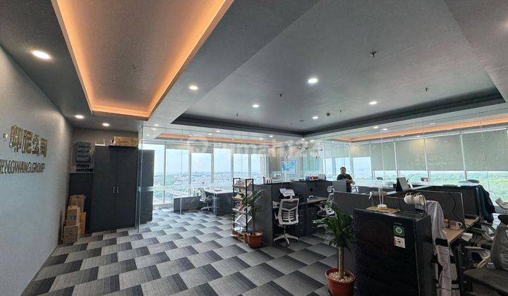 office space gold coast, tower eiffel pik, luas 137, lantai 7, hrg 7 m 2