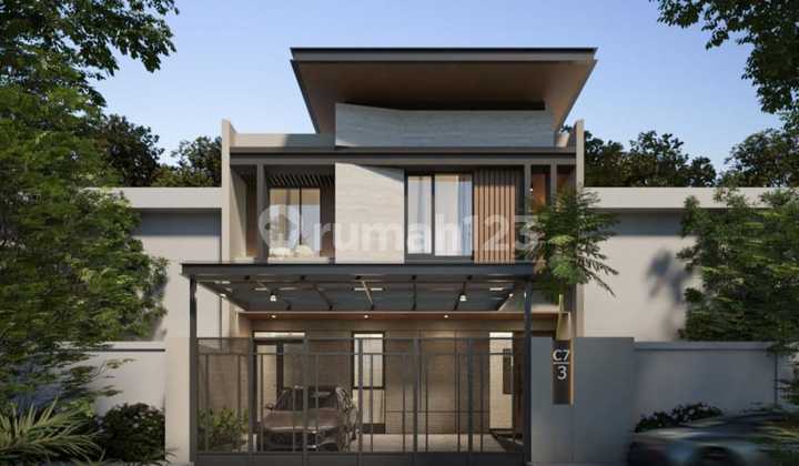 New Metland Puri House, size 9x15, building area 189, facing East, price 3.85 Billion 2