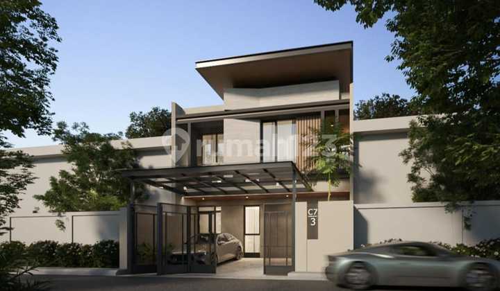 New Metland Puri House, size 9x15, building area 189, facing East, price 3.85 Billion 1