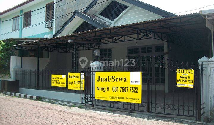 Rumah di Nirwana Eksekutif Surabaya Timur, Bagus + Terawat, Row Jalan Lebar, SIAP HUNI... KAN JUGA !!! - NH - 1