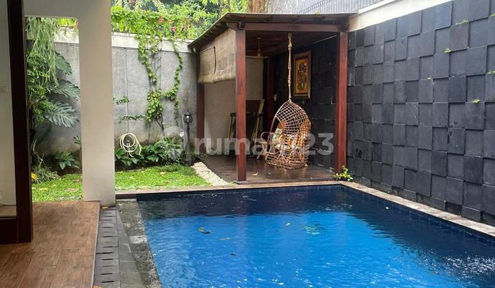 Kemang - Rumah Mewah - Full Furnished - S. Pool - Townhouse - Jalan 2 Mobil