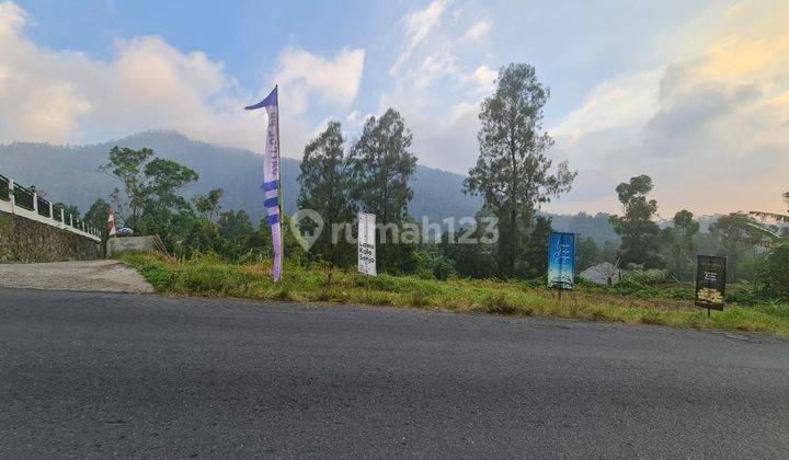 Tanah Dengan Pemandangan Gunung Lawu Di Jalan Raya Blumbang Tawangmangu Karanganyar Solo 1