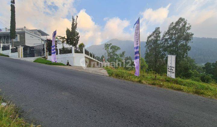 Tanah Dengan Pemandangan Gunung Lawu Di Jalan Raya Blumbang Tawangmangu Karanganyar Solo 2