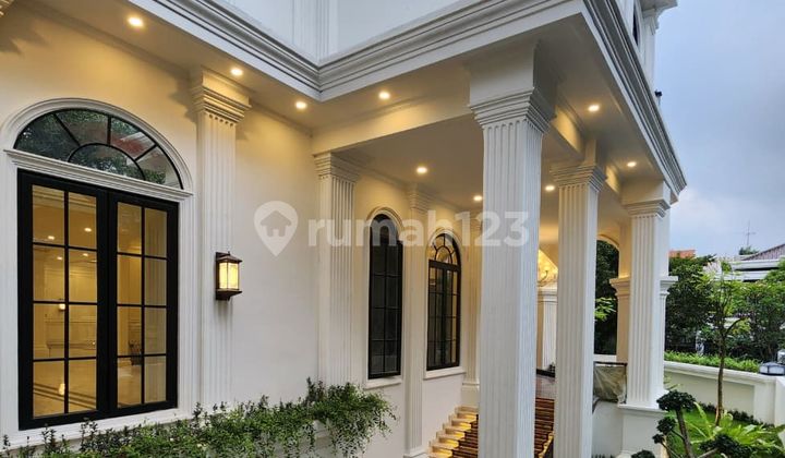 New 4-Story House with Modern Classic Rooftop Design in Pondok Indah 2