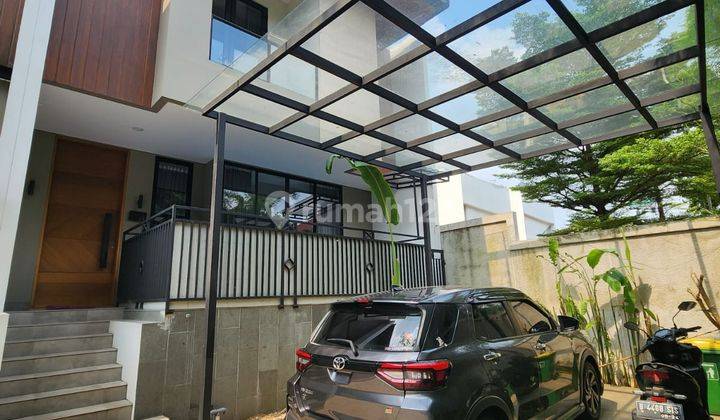 Like New, Tropikal House 3 Lantai Dalam Town House Di Ampera Kemang 2