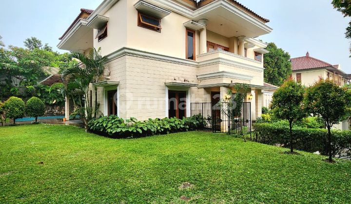 RUMAH SEWA MEWAH SIAP HUNI, TROPIKAL MODERN DALAM KOMPLEK DI  LEBAK BULUS 2