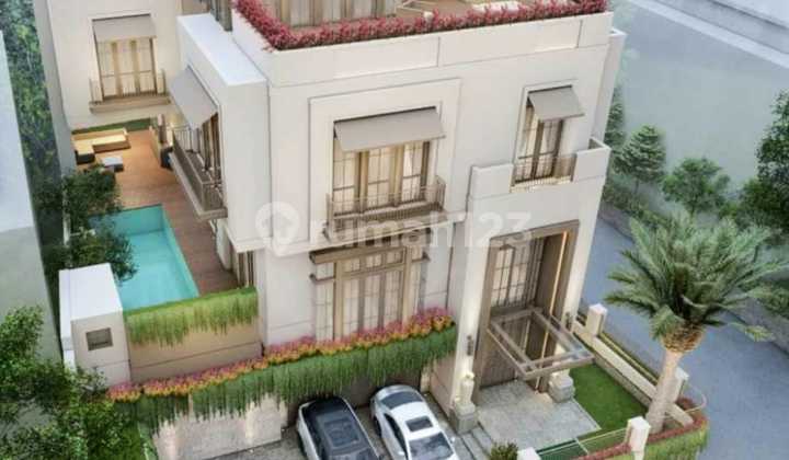 Rumah Baru, Mewah 4 Lantai Classic Modern, Tebet Jakarta Selatan 2