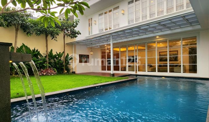 RUMAH BARU 3 LANTAI AMERIKA DESIGN LFULY FURNISH AT KEMANG JAKARTA SELATAN