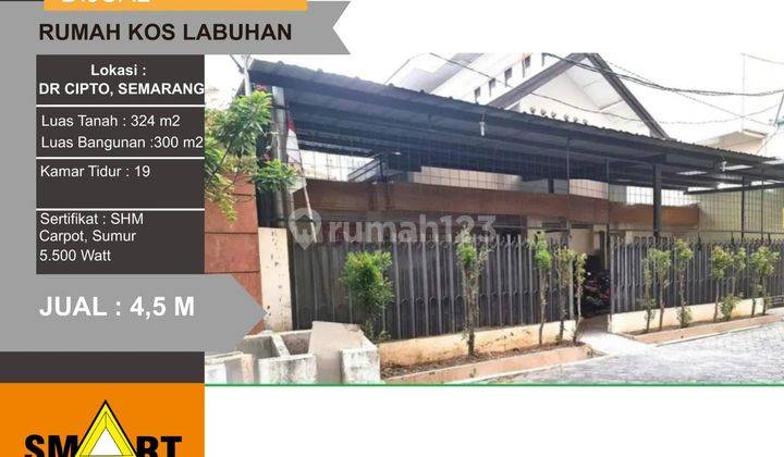 Rumah kos Labuhan Dr. Cipto semarang dekat kampus 4