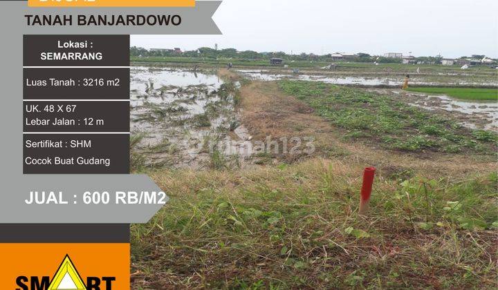 Jual Tanah Banjardowo semarang cocok gudang  2