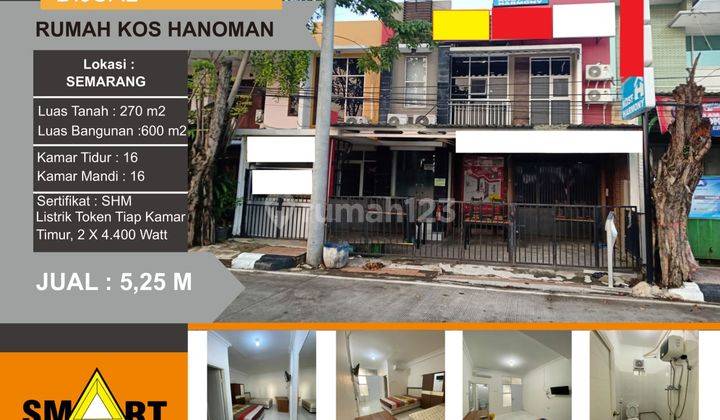 Jual rumah kost dan ruang usaha Hanoman kamar exclusive  1