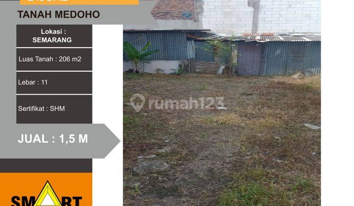 Jual tanah Medoho dekat gajah Semarang timur  2