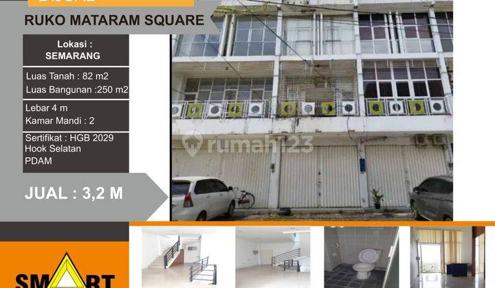 Jual ruko Mataram square sentral bisnis semarang 1