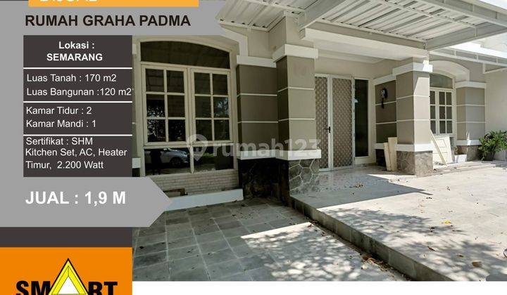 Jual cepat rumah  graha Padma semarang 1