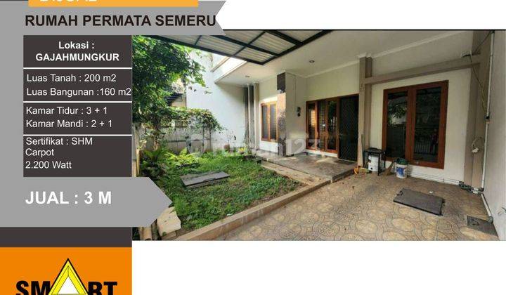 Jual rumah Semeru Gajahmungkur semarang 1