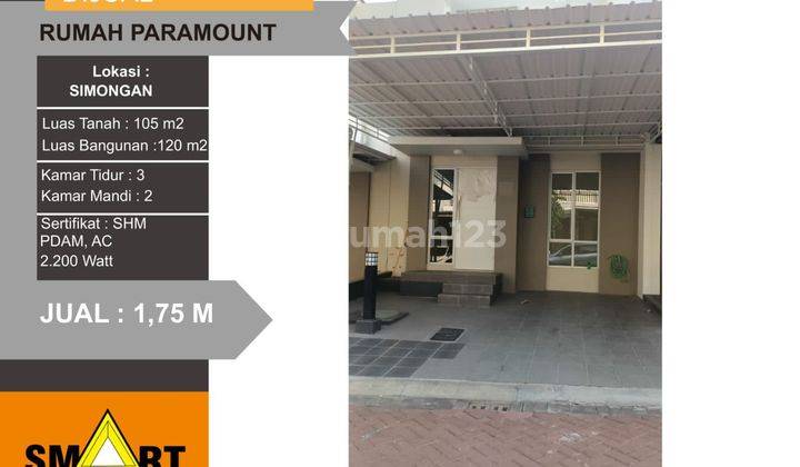 Jual rumah bagus di Paramount Village semarang 1