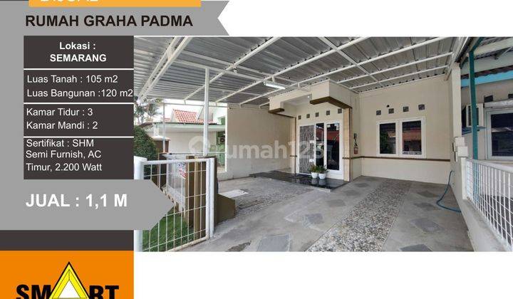 Jual rumah Graha Padma semarang 1